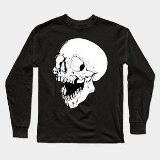 Smiley Skull Long Sleeve T-Shirt